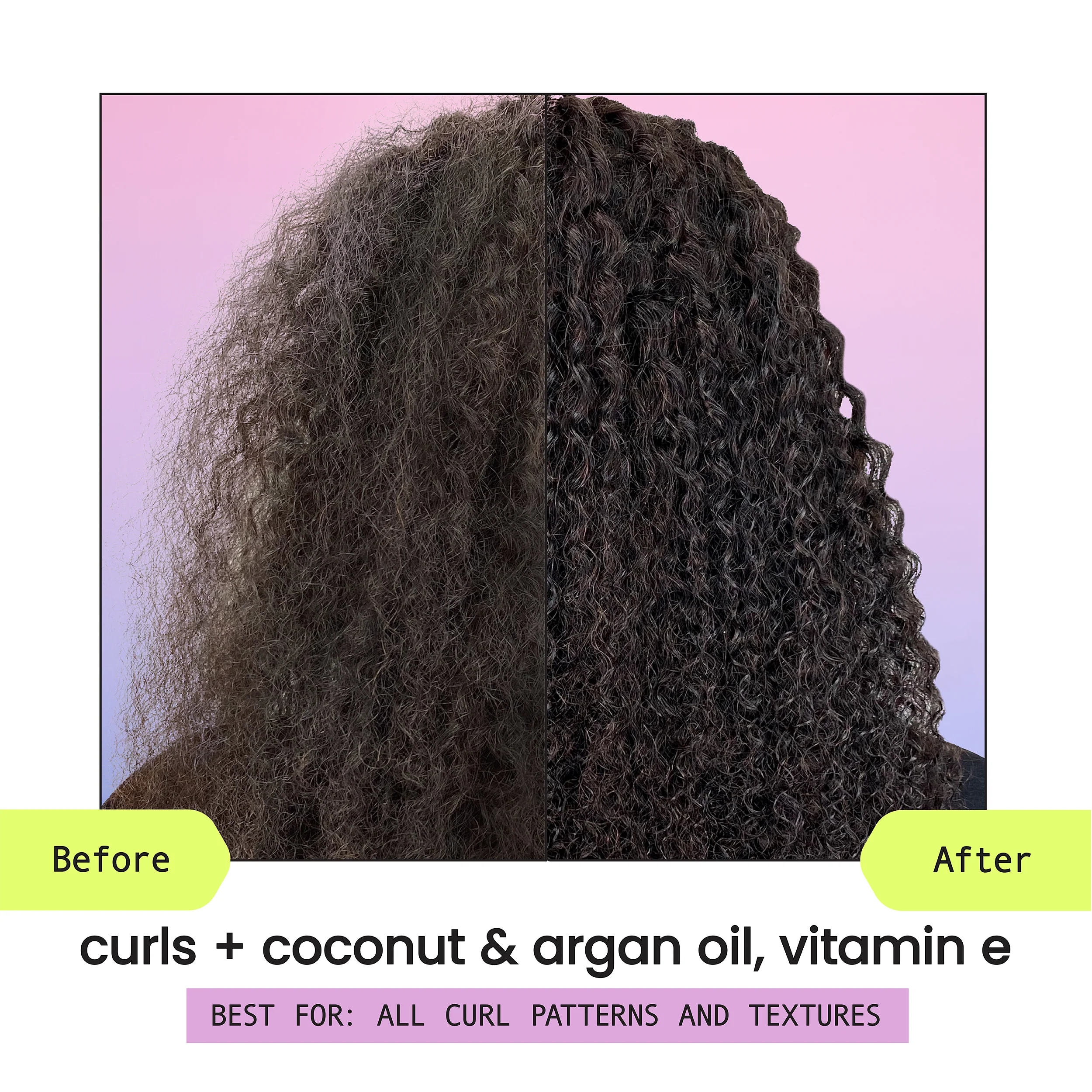 Curls + Coconut Oil, Argan Oil & Vitamin E Deep Conditioner - Image 4