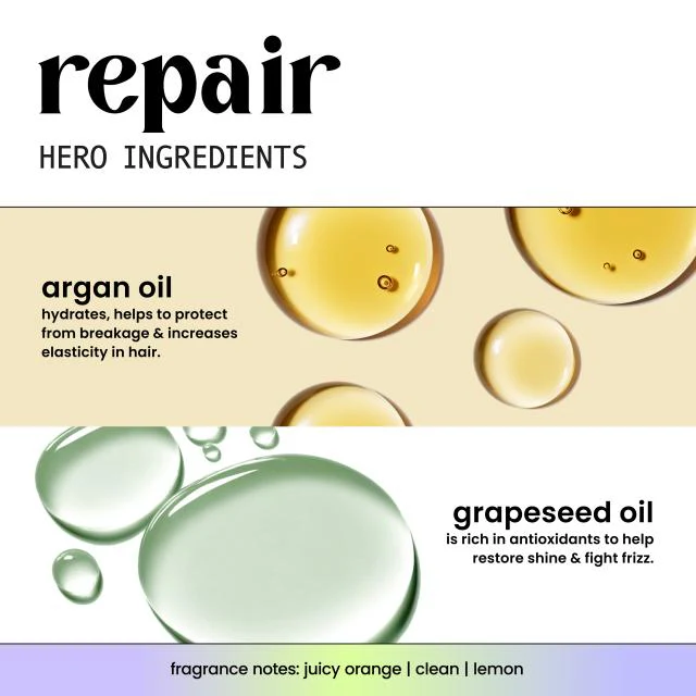 Repair + Argan Oil Hair Oil Vial - Image 5